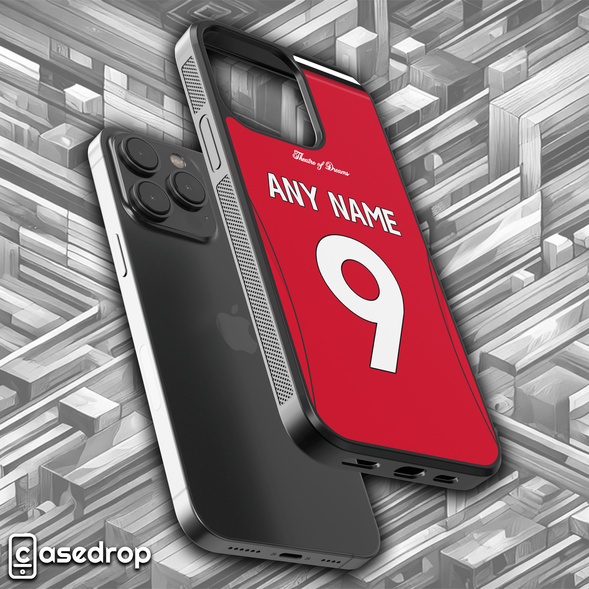 Theatre of Dreams Manchester United fan tribute case for iPhone, Samsung and Google Pixel phone models