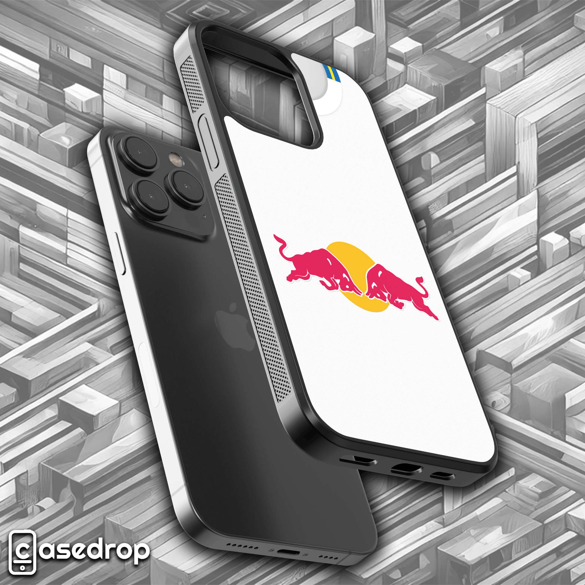 Google Pixel Leeds United case – 2025 Red Bull crest