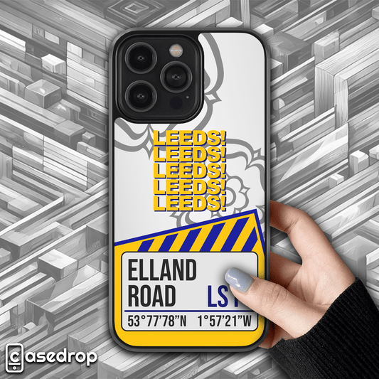 Leeds Football Phone Case - Elland Road & Chant Design