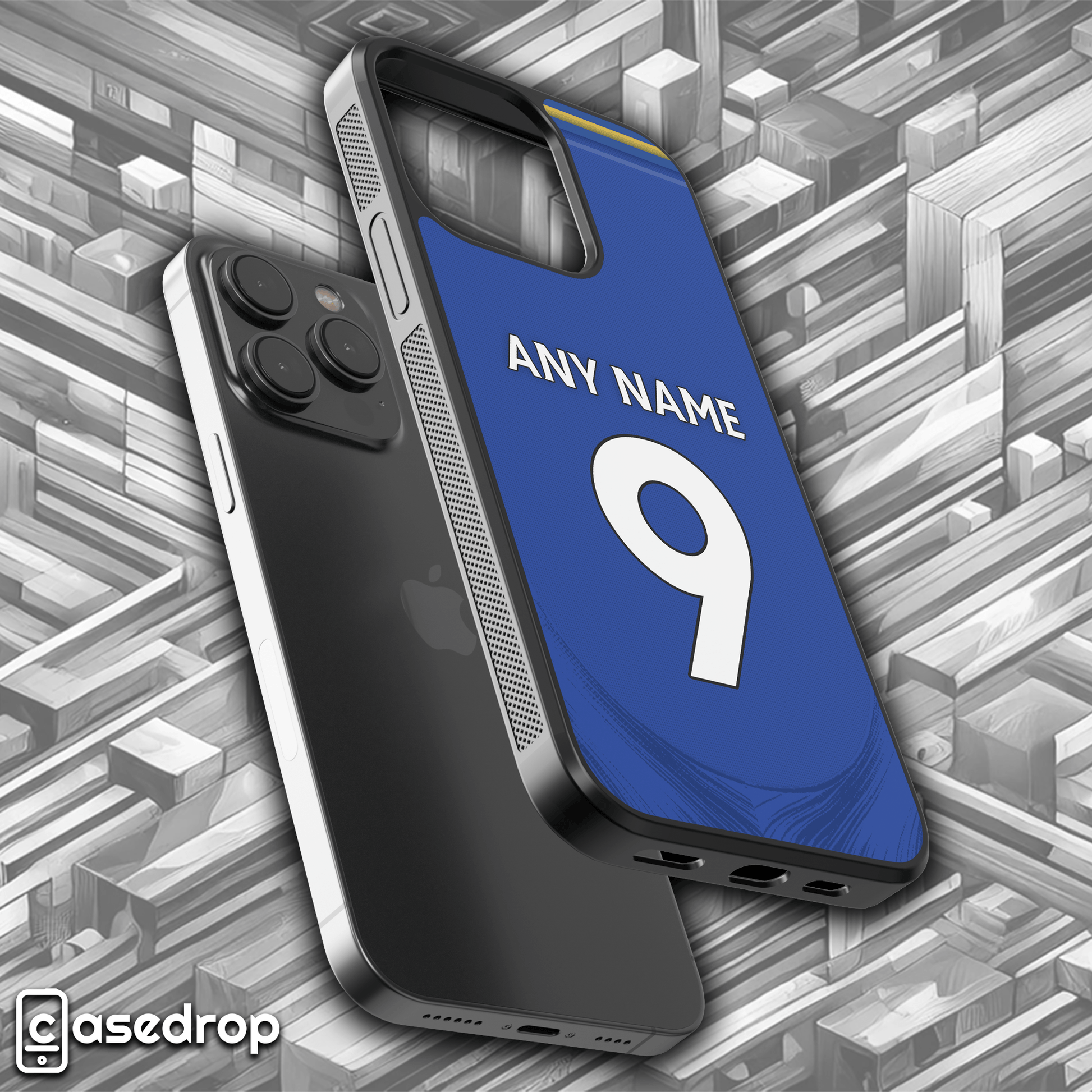Leicester City FC fan gift – personalised football shirt phone case