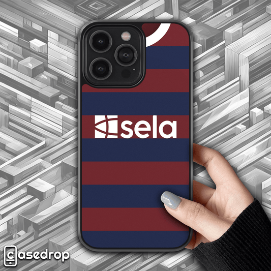 Newcastle United 2025 away football kit phone case for iPhone, Samsung and Google Pixel phone models