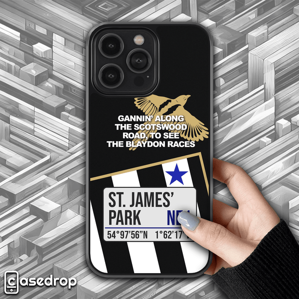 Personalised Newcastle Phone Case - St James' Park & Blaydon Races