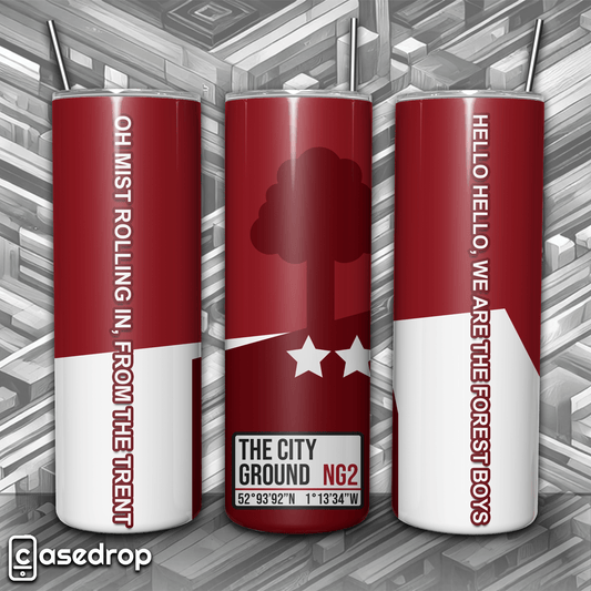 Nottingham Forest 20oz Tumbler – City Ground & Forest Fans Design