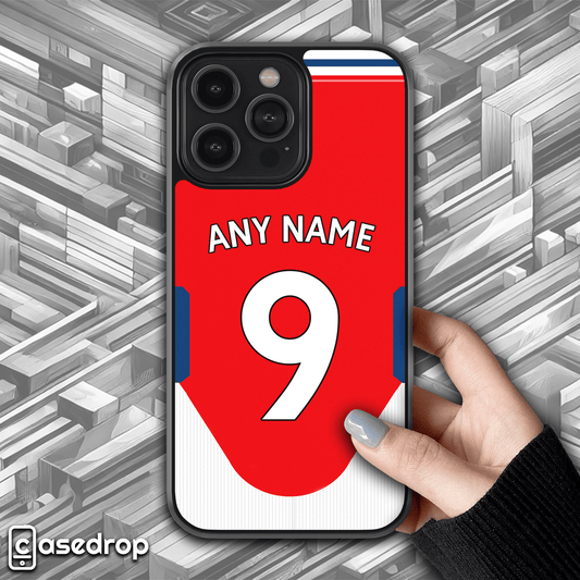 Personalised Arsenal 2024-25 Phone Case – Custom Name & Number