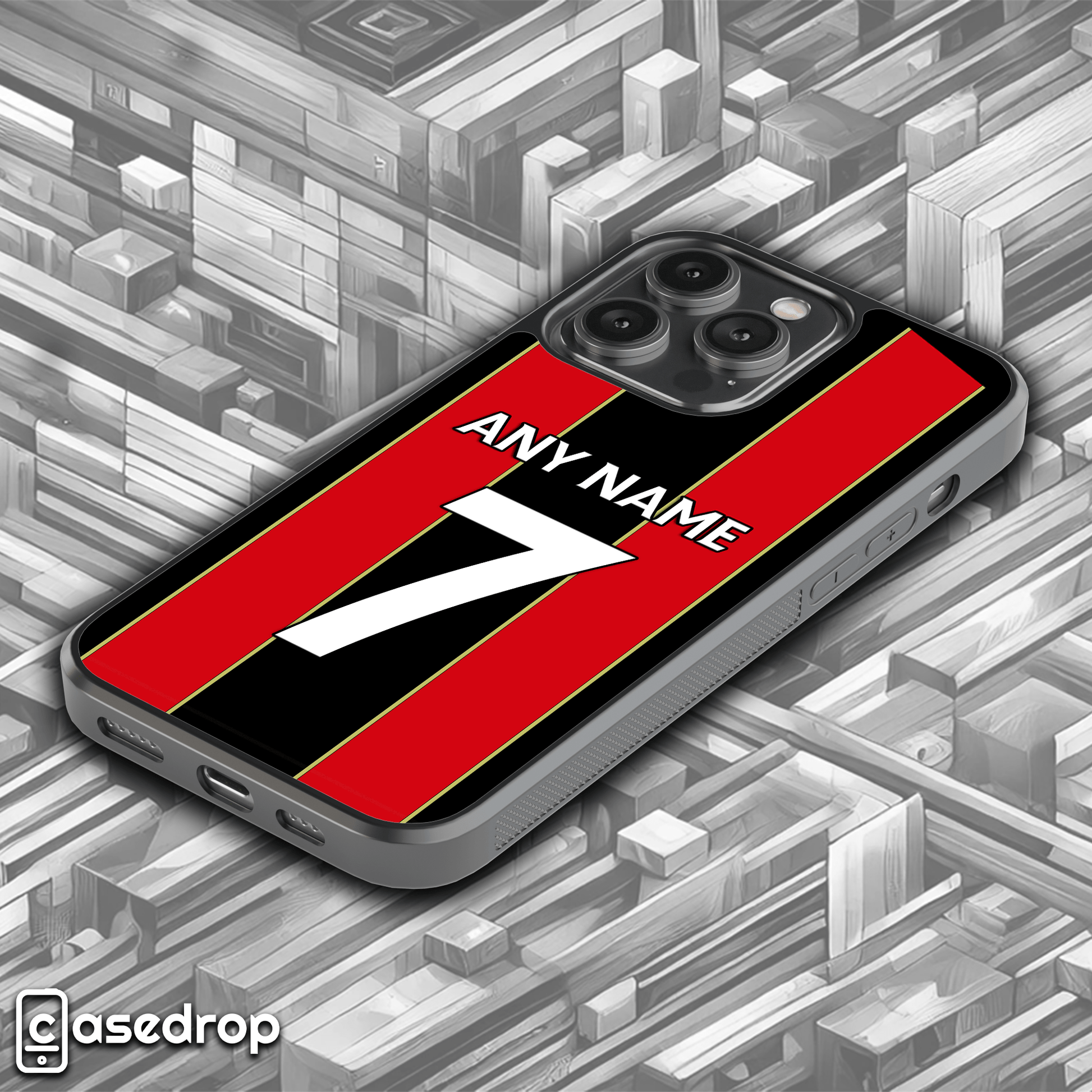 Custom name & number Bournemouth football shirt phone cover