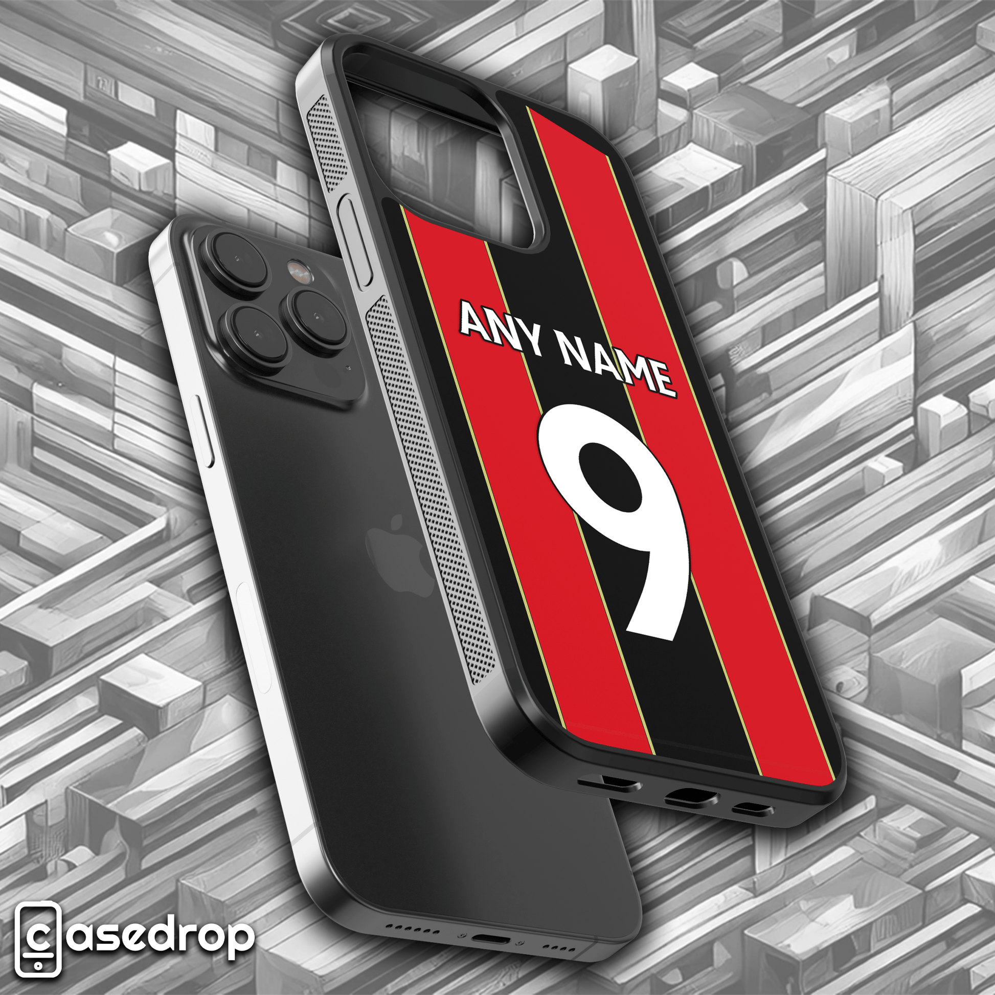 Bournemouth 2025 home kit phone case for iPhone, Samsung & Pixel