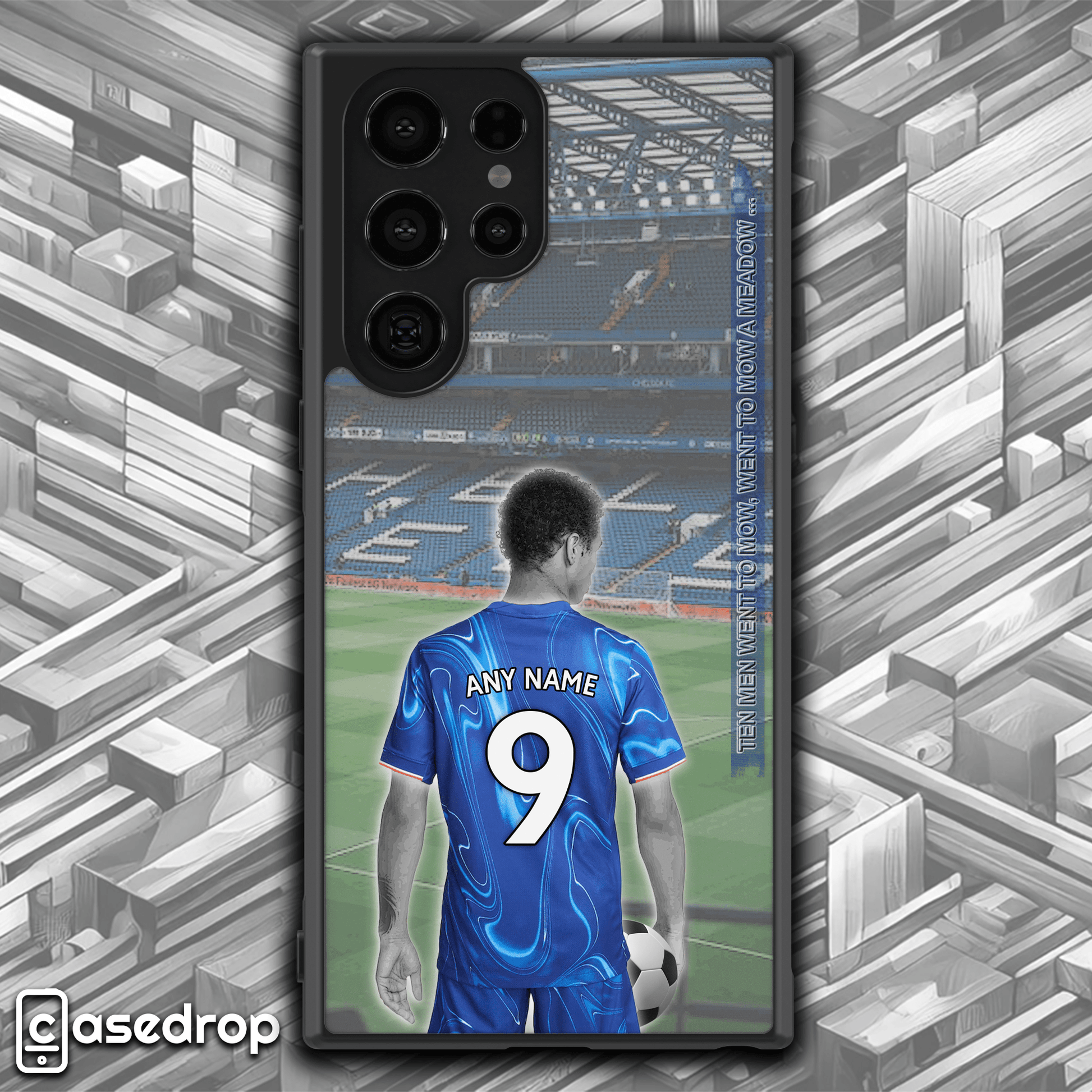 Stylish Chelsea FC Fan Case – Blue Swirl Kit Design