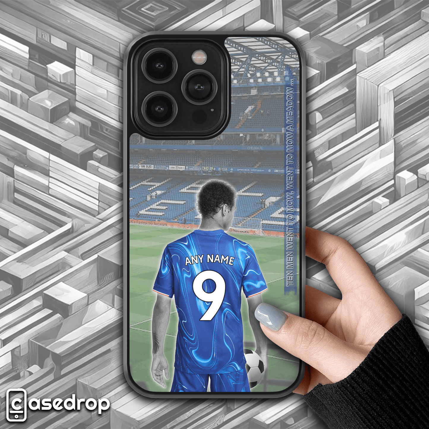 Personalised Chelsea Football Player Phone Case – Custom Name & Number