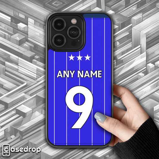 Ipswich Town 2025 home kit phone case – personalised football cover
