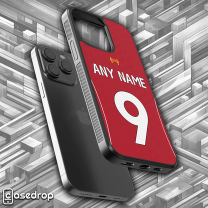 custom liverpool fc football phone case with 97 memorial flames for iPhone, Samsung and Google Pixel phone models