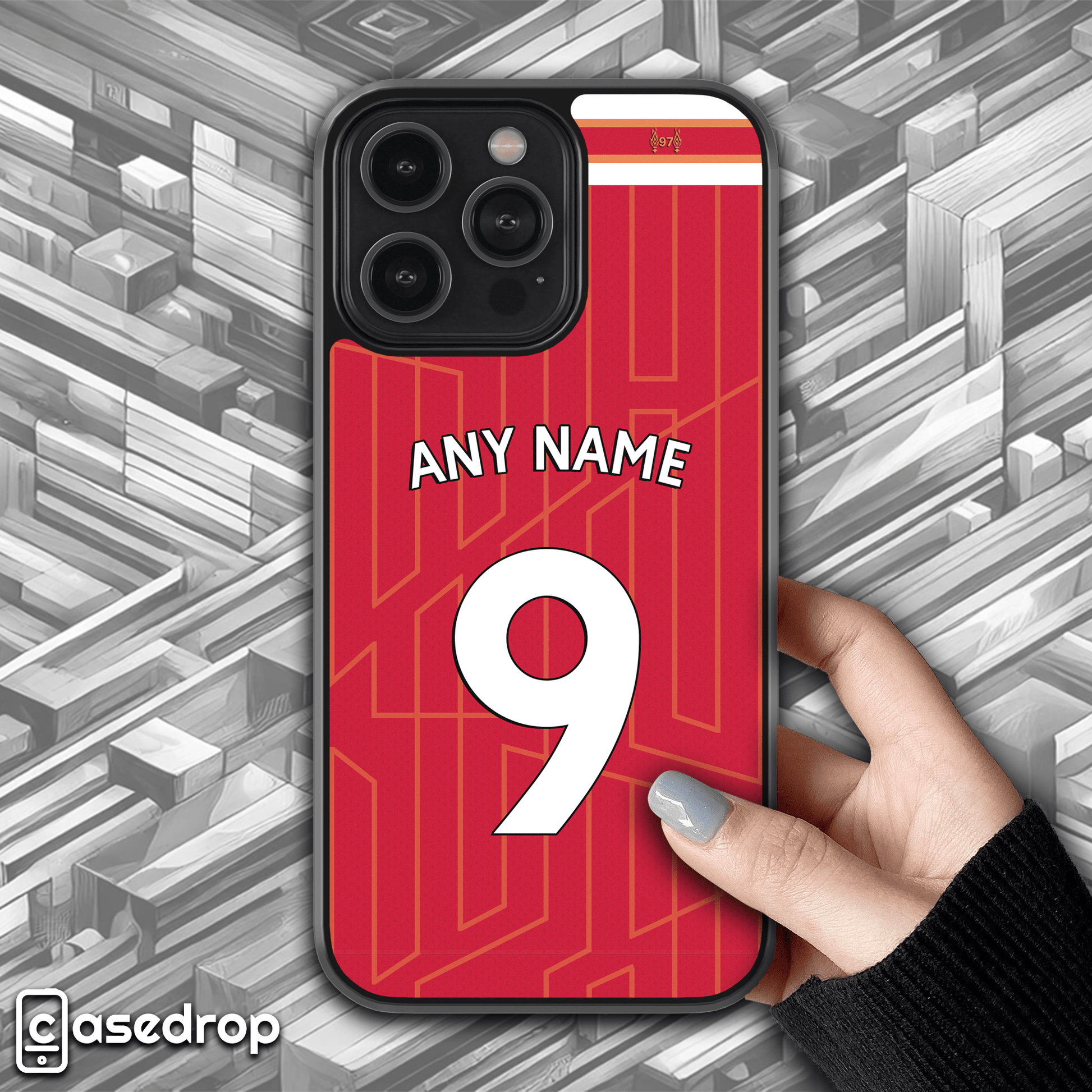 Personalised Liverpool Football Shirt Phone Case – Custom Name & Number
