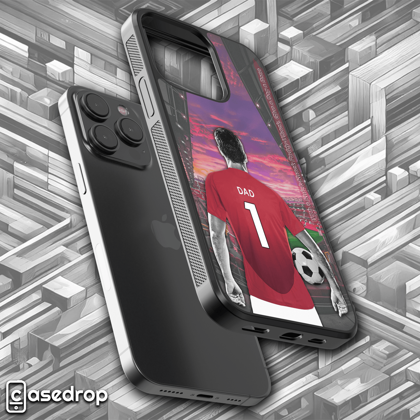 Custom Manchester United Football Kit Phone Case for iPhone, Samsung & Google