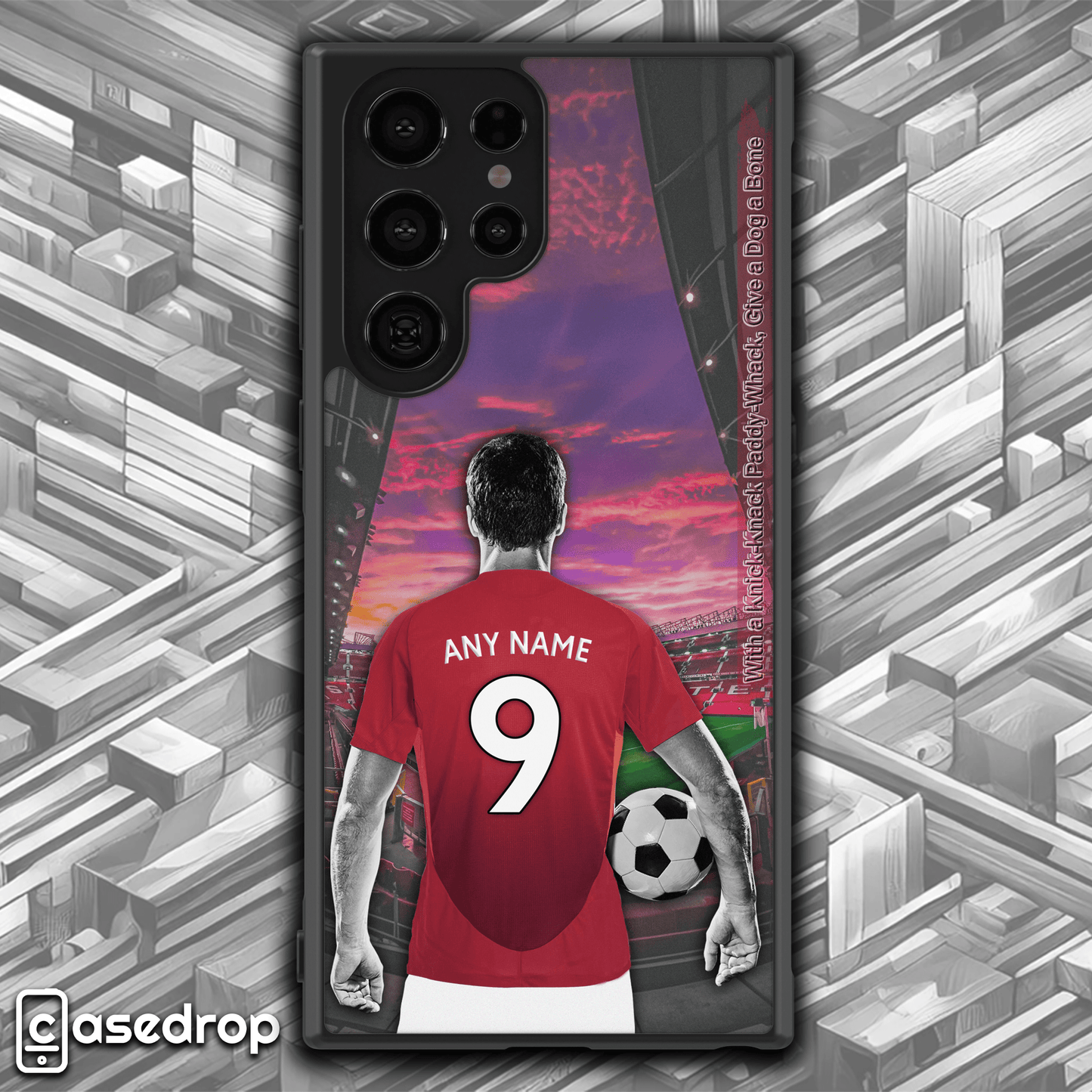 Stylish Manchester United Fan Case – Stadium Sunset Football Artwork