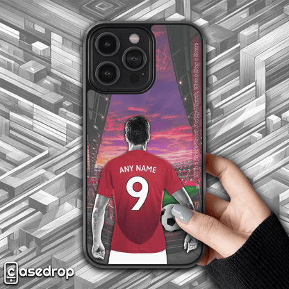 Personalised Manchester United Football Player Phone Case – Custom Name & Number