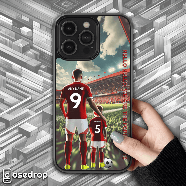 Personalised Nottingham Forest Football Phone Case – Custom Name & Number