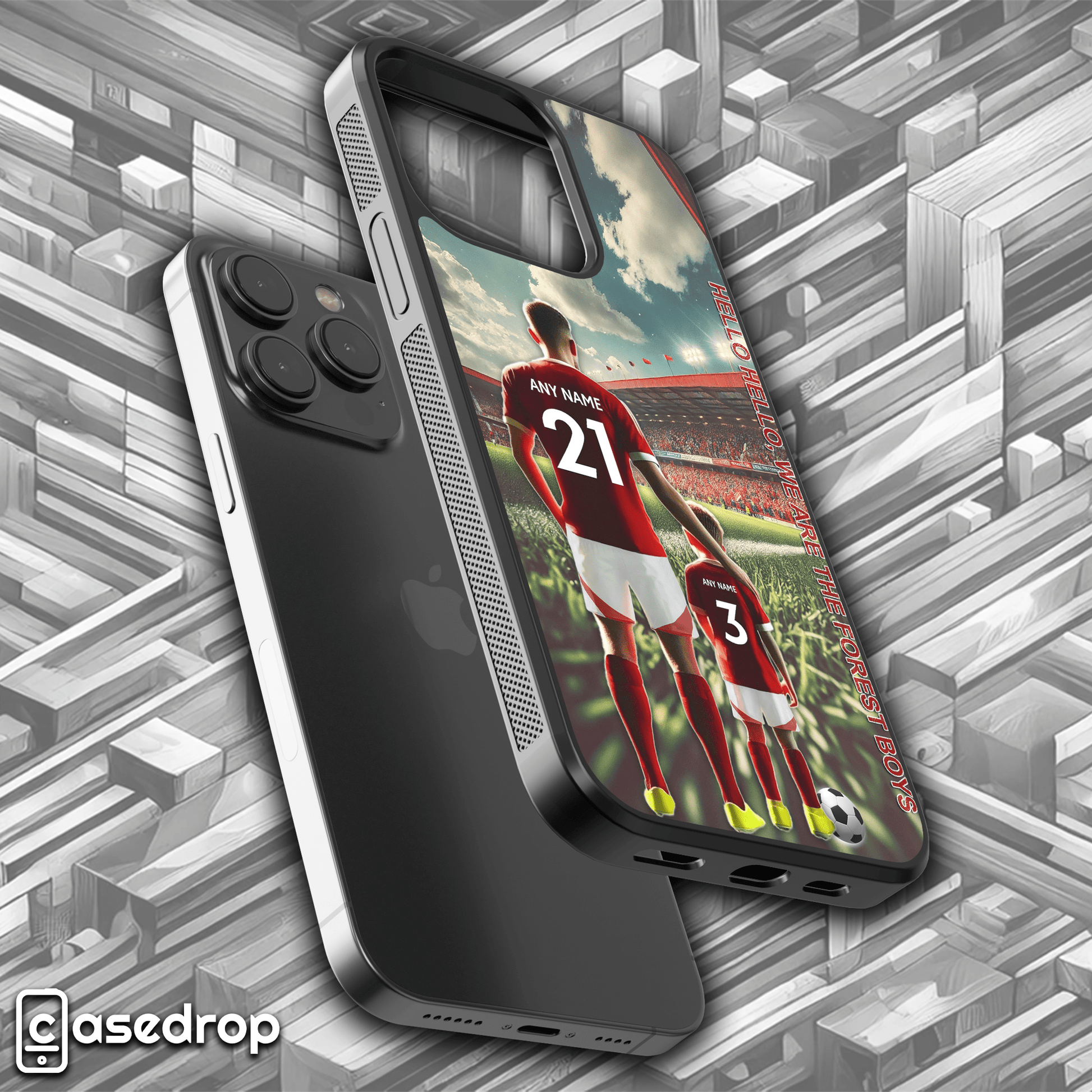 Custom Nottingham Forest Football Shirt Phone Case for iPhone, Samsung & Google