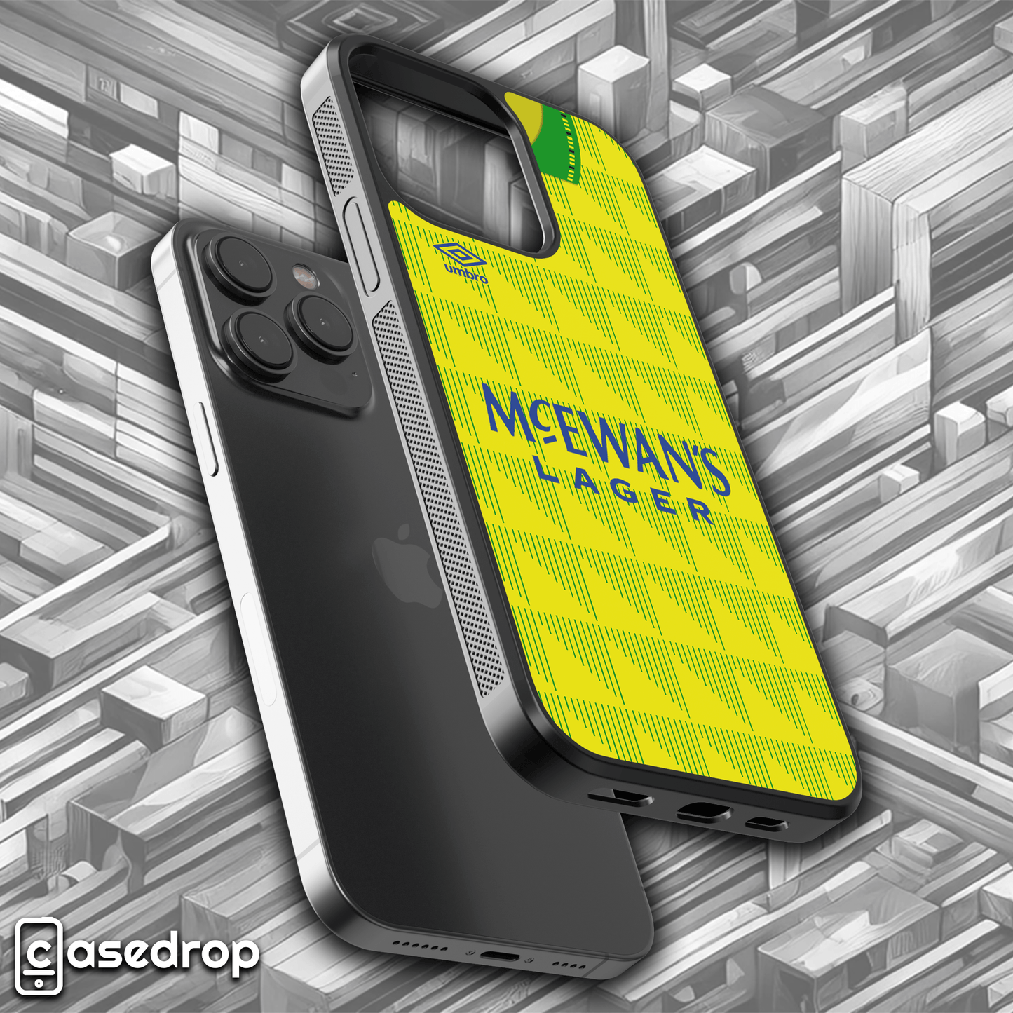 Vintage 1992 Newcastle football kit-inspired phone case for iPhone, Samsung & Google Pixel