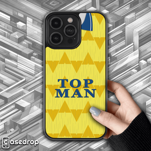 Leeds United 1989 Retro Phone Case – Classic Yellow Away Shirt Design