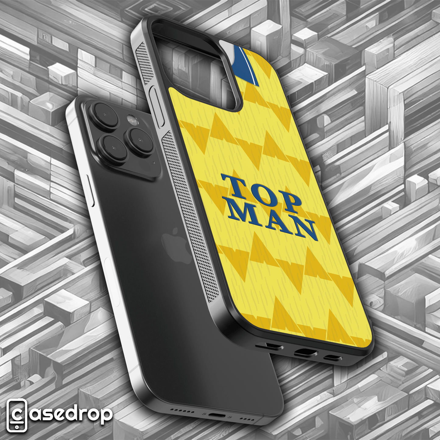 Leeds Retro Football Shirt-Inspired Phone Cover – Iconic 1989 Away Kit