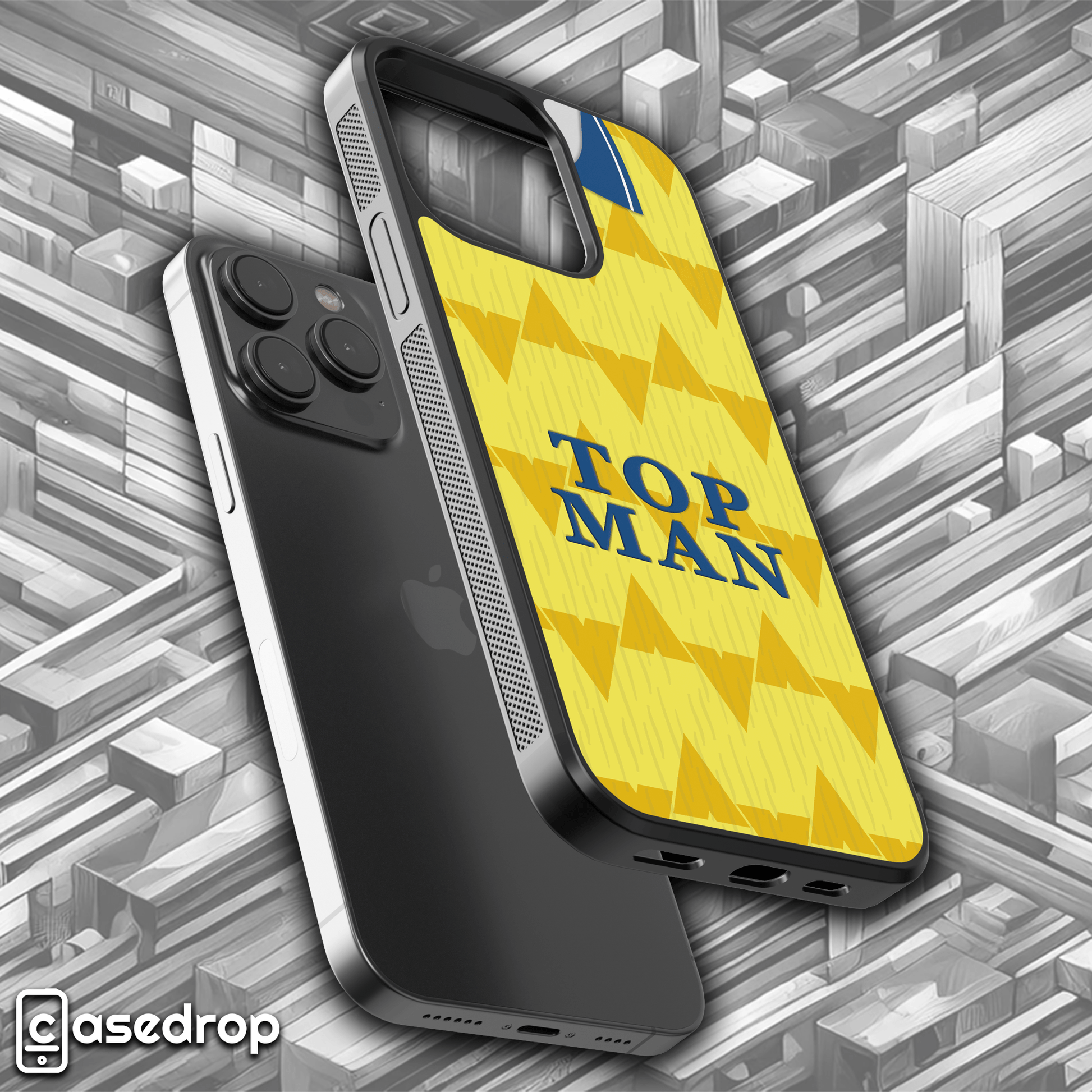 Leeds Retro Football Shirt-Inspired Phone Cover – Iconic 1989 Away Kit