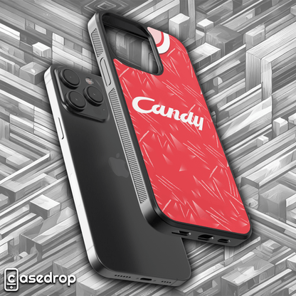 Vintage Liverpool Candy Sponsor Phone Case – Iconic Football Shirt Design