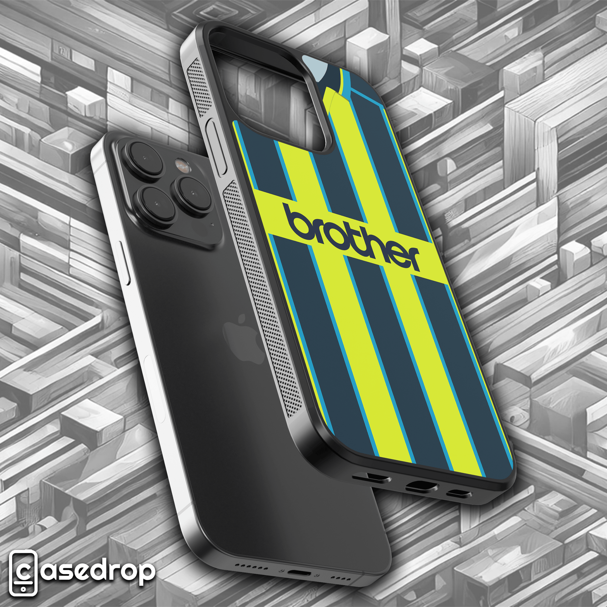 Retro Manchester City Phone Case – Iconic 1999 Brother Sponsor Jersey