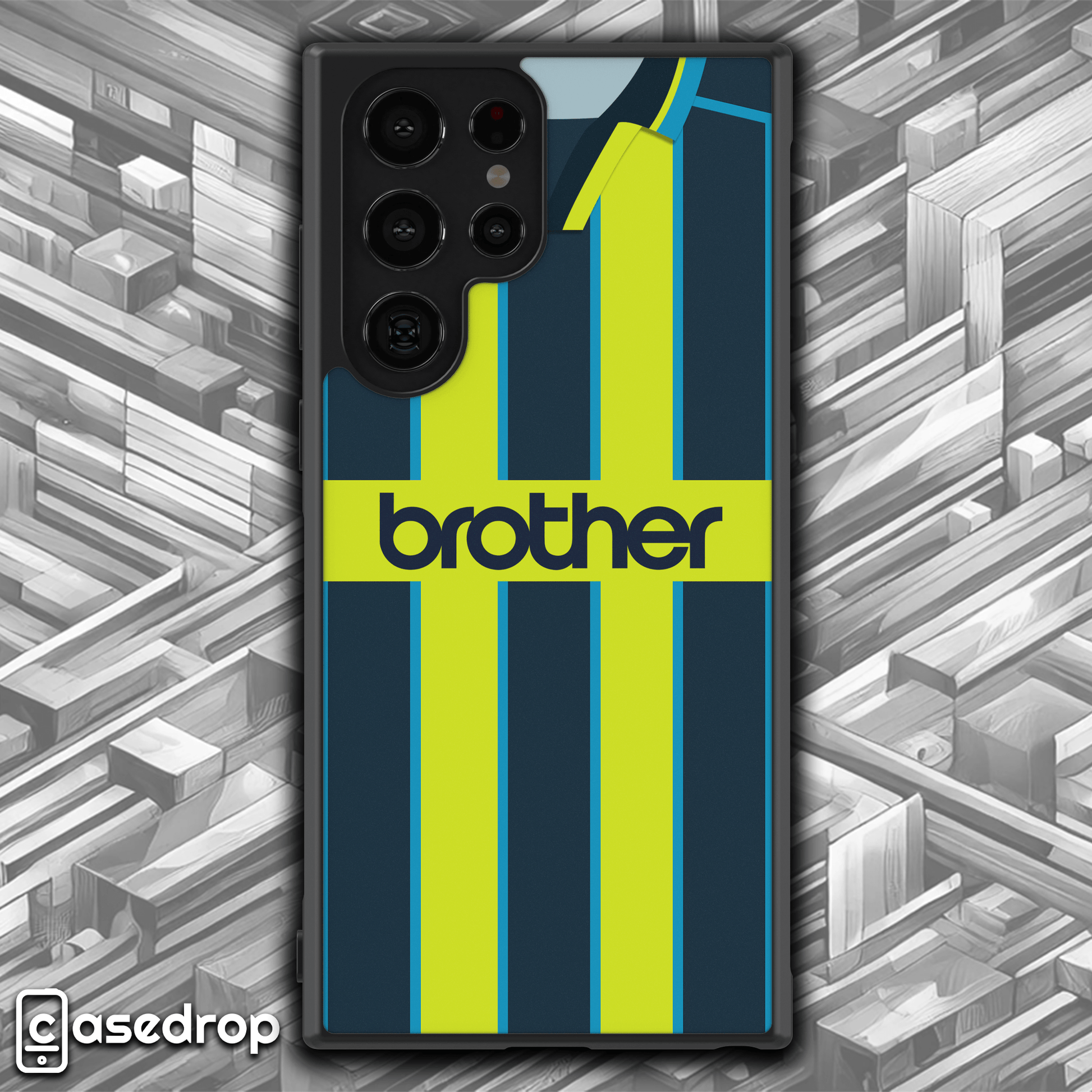 Man City Vintage Football Shirt Phone Case – 1999 Away Kit Tribute