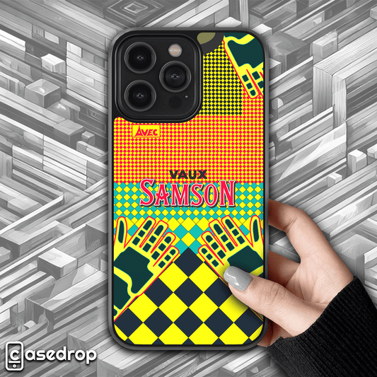 Retro Sunderland goalkeeper shirt phone case – classic 1995 design