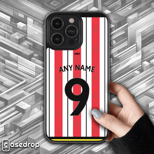 Sheffield United 2025 home kit phone case – personalised football cover