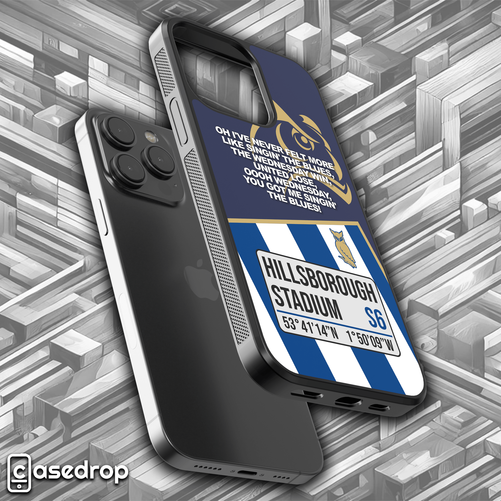Hillsborough Stadium phone cover – premium rubber TPU protection