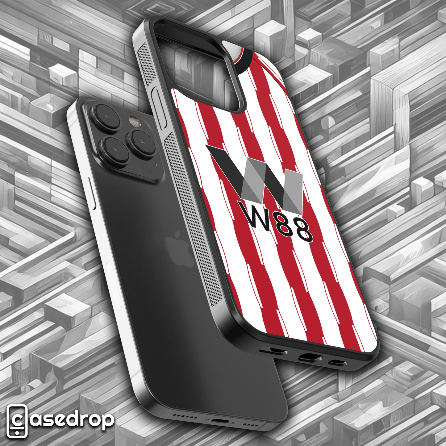 sunderland 2025 2026 premier league home kit case for iPhone, Samsung and Google Pixel phone models