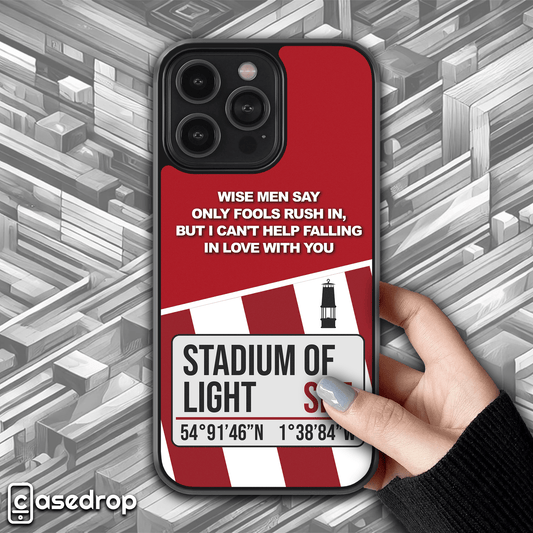 Sunderland Phone Case - Stadium of Light & Club Chant Design