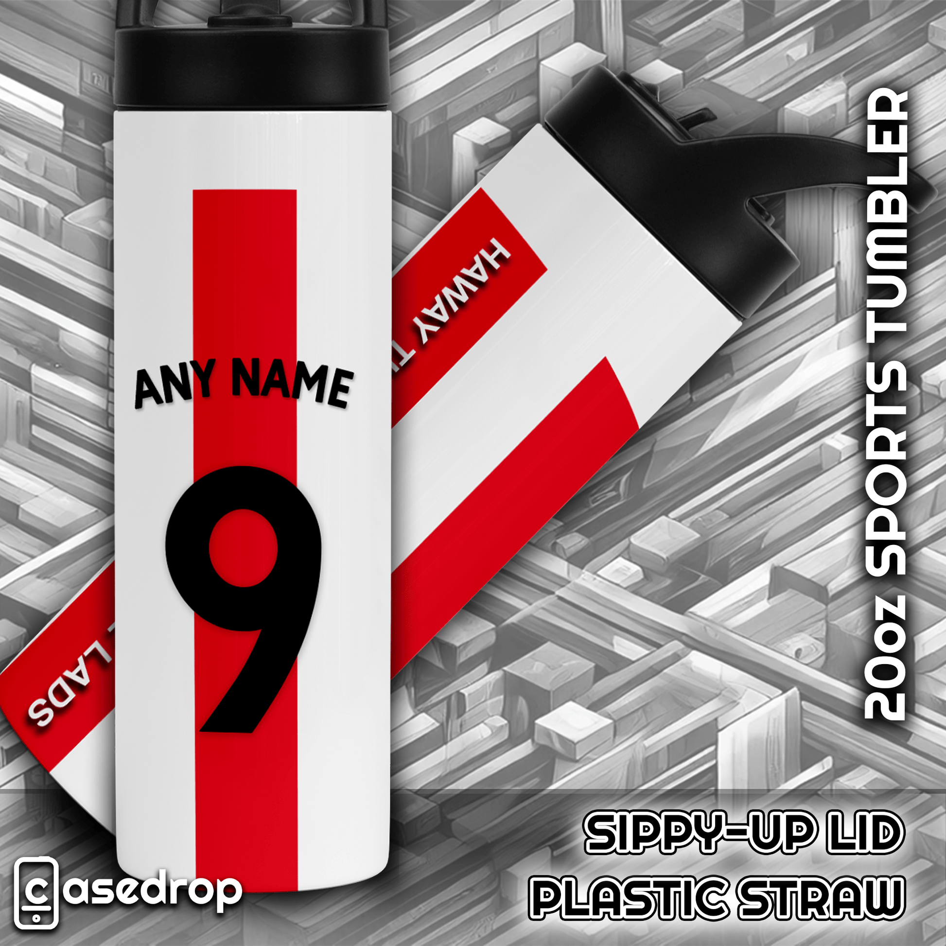 Sunderland fan water bottle – Haway the Lads and Wise Men Say