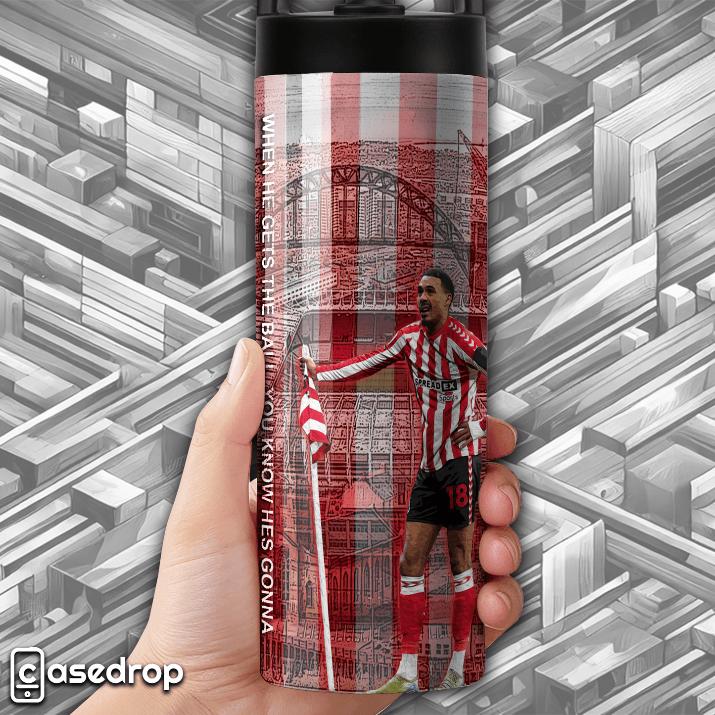 Wilson Isidor Sunderland fan chant tumbler – insulated drinkware