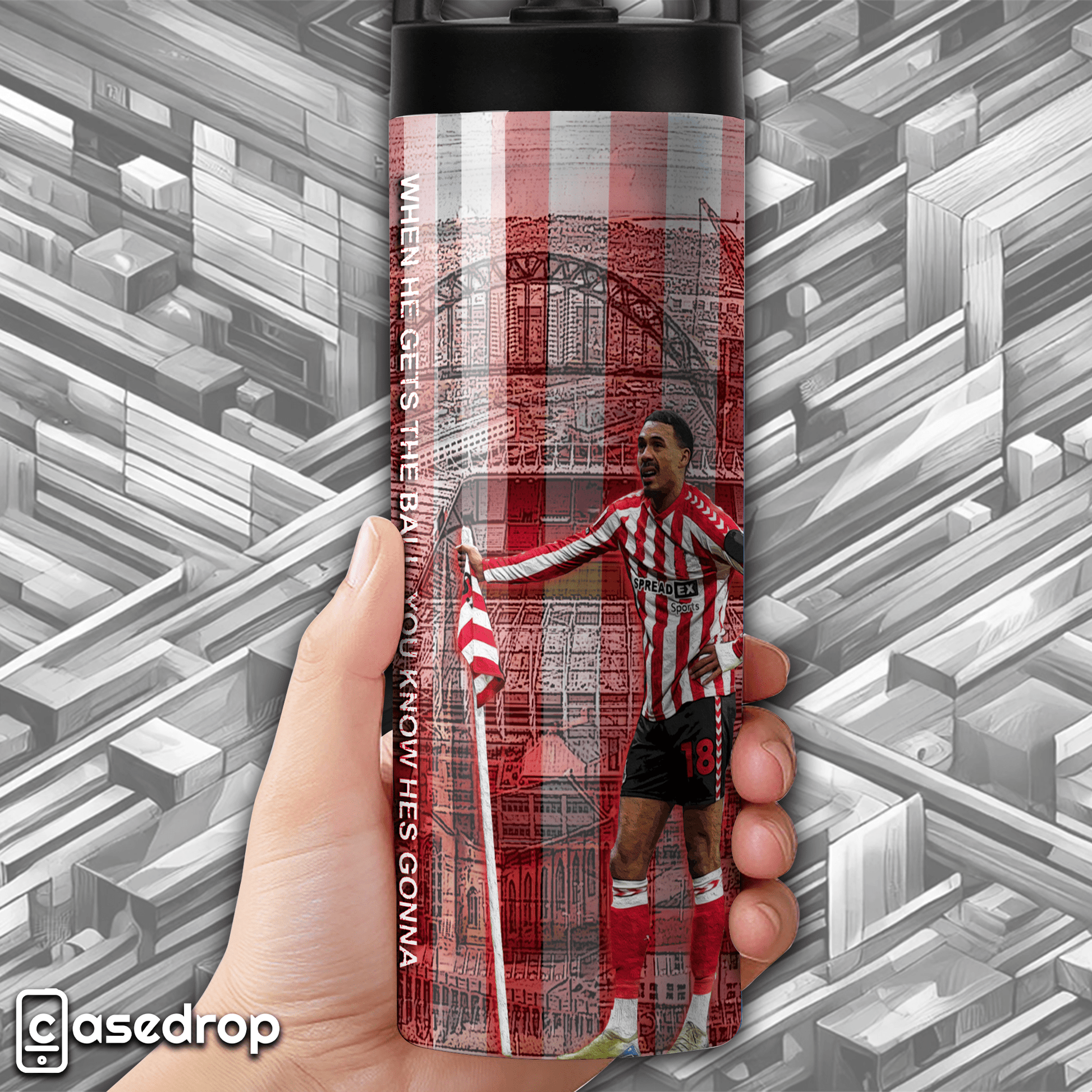 Wilson Isidor Sunderland fan chant tumbler – insulated drinkware