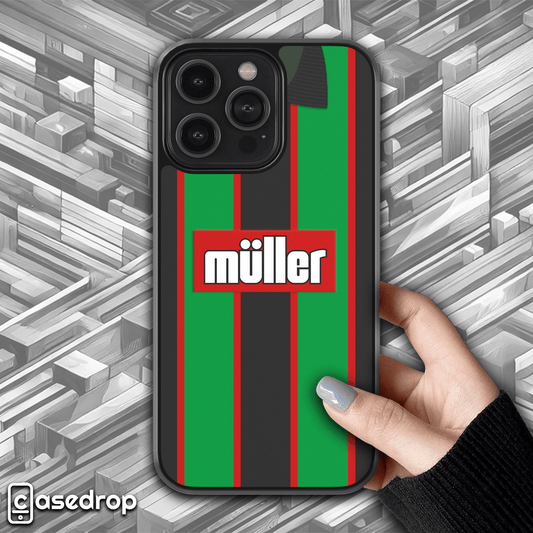 Aston Villa retro away kit phone case, 1994/95 football shirt design