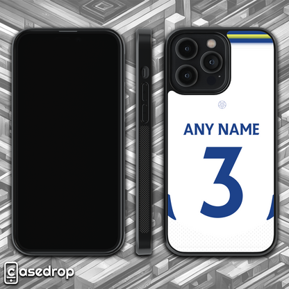 Rotating Leeds United 2025 personalised football shirt phone case