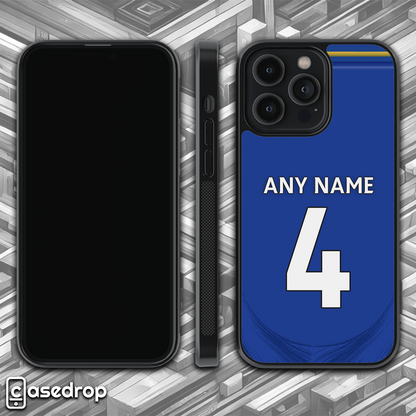 360 rotating view – Leicester City 2024/25 personalised football phone case with custom name and number