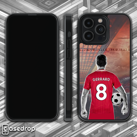 Liverpool FC personalised phone case, name and number customisation, rotating animation