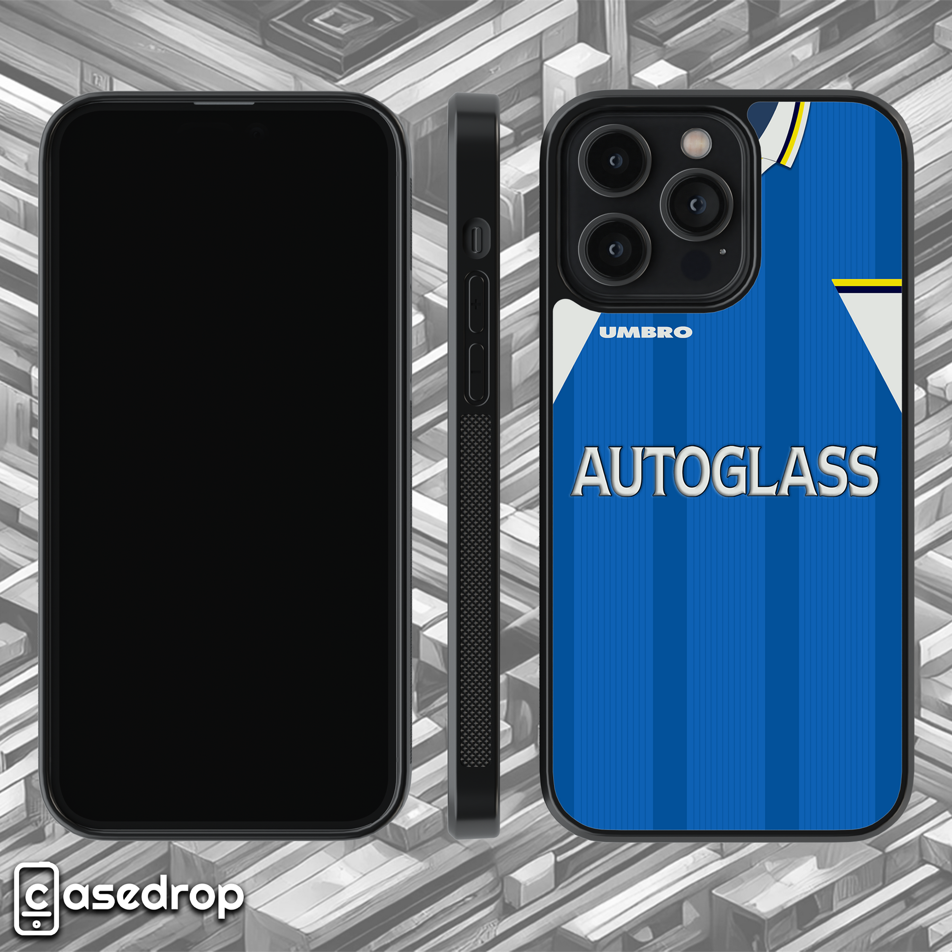 Rotating Chelsea retro 1997 football shirt phone case